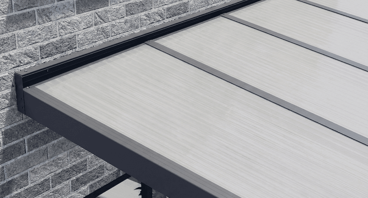 Veranda polycarbonaat helder dak